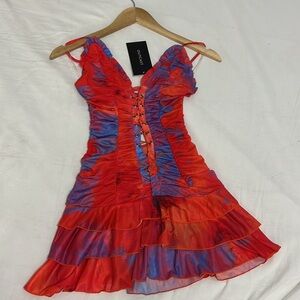 SOLD- Do not purchase. Outcast madrid mini dress lolita NWT